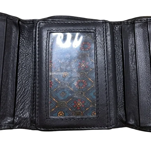 Vintage Black Leather Wallet - Picture 6 of 10